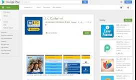 
							         LIC Customer - Apps on Google Play								  
							    