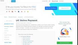 
							         LIC Online Payment - Pay through LIC Online Service Portal, Banks ...								  
							    