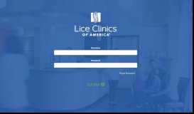 
							         Lice Clinics of America | Login								  
							    