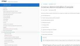 
							         License Administration Console - Citrix Docs								  
							    