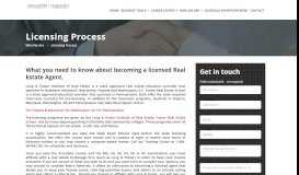 
							         Licensing Process - Real Estate Career Training By Long & Foster								  
							    