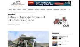 
							         Liebherr enhances performance of ultra-class mining trucks - Africa ...								  
							    