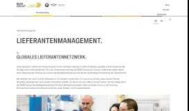 
							         Lieferantenmanagement - BMW Group								  
							    