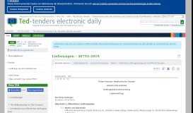 
							         Lieferungen - 30755-2019 - TED Tenders Electronic Daily								  
							    