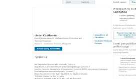 
							         Liezel Capitanea - Deped-Division Librarian II - Department of ...								  
							    