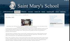 
							         Life After SMS - St. Mary's School - Catholic Elementary School ...								  
							    