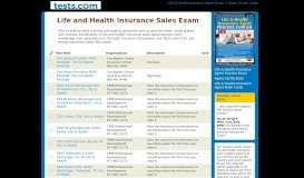
							         Life and Health Insurance Sales Exam - Tests.com								  
							    