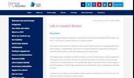 
							         Life in modern Britain - UTC Reading								  
							    
