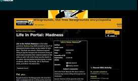
							         Life in Portal: Madness | Wikigrounds, the free Newgrounds ...								  
							    
