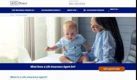 
							         Life Insurance Agents with AIG Direct | AIG Direct								  
							    