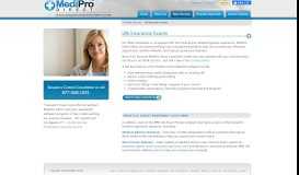 
							         Life Insurance Exams - MediPro Direct								  
							    