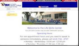
							         Life Skills Center - Los Angeles Harbor College								  
							    
