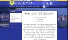 
							         Life Skills / What does ACE Stand for? - Caesar Rodney School District								  
							    