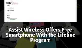 
							         Lifeline Cell Phone Service - Assist Wireless								  
							    