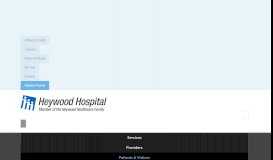 
							         Lifeline Medical Alert Service - Heywood Hospital								  
							    