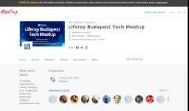 
							         Liferay Budapest Tech Meetup (Budapest, Hungary) | Meetup								  
							    