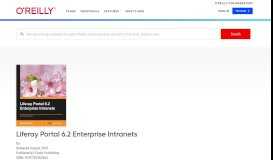 
							         Liferay Portal 6.2 Enterprise Intranets [Book] - O'Reilly Media								  
							    