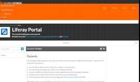 
							         Liferay Portal / News: Dynamic Widget - SourceForge								  
							    