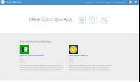 
							         Liferay Subscription Apps								  
							    