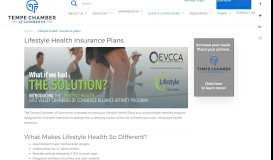
							         Lifestyle Health Insurance Plans | Tempe Chamber of ...								  
							    