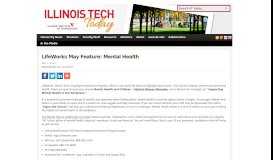 
							         LifeWorks May Feature: Mental Health - Illinois Tech Today								  
							    
