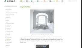 
							         Light Portal - Arnold for Cinema 4D User Guide 5 - Arnold Renderer								  
							    