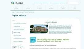 
							         Lights of Love - Phoebe Foundation								  
							    