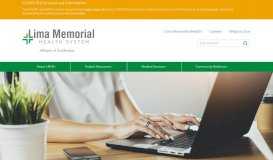 
							         Lima Memorial eHealth, Patient Health Portal								  
							    