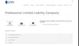 
							         Limited Liability Company - idfpr								  
							    