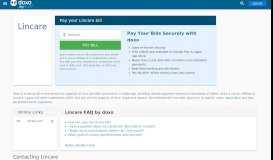 
							         Lincare | Pay Your Bill Online | doxo.com								  
							    