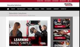 
							         Lincoln Electric Education » Education Solutions - Lincoln Electric ...								  
							    