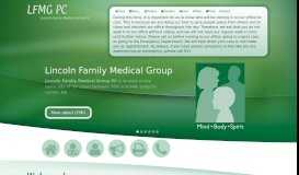 
							         Lincoln Family Medical Group - LFMG								  
							    