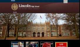 
							         Lincoln High School - Home								  
							    