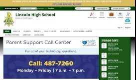 
							         Lincoln High School - Lincoln / Homepage								  
							    