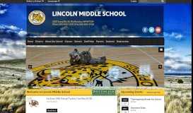 
							         Lincoln Middle School: Home								  
							    
