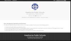 
							         Lincoln Middle School / Homepage - Hawthorne								  
							    