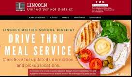 
							         Lincoln Unified School District								  
							    