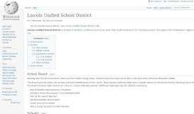 
							         Lincoln Unified School District - Wikipedia								  
							    
