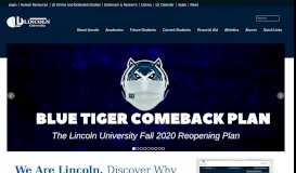 
							         Lincoln University of Missouri - Lincoln University								  
							    
