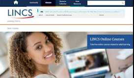 
							         LINCS Learning Portal								  
							    