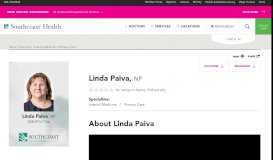 
							         Linda Paiva NP - Southcoast Health								  
							    