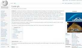 
							         Linde plc - Wikipedia								  
							    