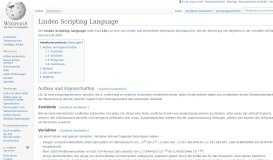 
							         Linden Scripting Language – Wikipedia								  
							    