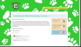 
							         Lindenhurst Memorial Library Survey | West Gates PTA								  
							    
