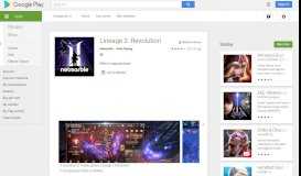 
							         Lineage 2: Revolution - Apps on Google Play								  
							    