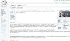 
							         Lineage 2 Revolution - Wikipedia								  
							    