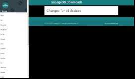 
							         LineageOS Downloads								  
							    