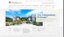 
							         Lingnan University - The Liberal Arts University in Hong Kong								  
							    