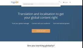 
							         Lingo24 | Translation Services Agency | UK London								  
							    