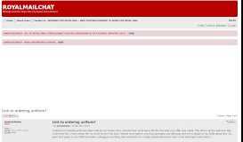 
							         Link to ordering uniform? - ROYALMAILCHAT • View topic								  
							    